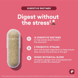 3-Pack Premium Digestive Enzymes with Probiotics & Prebiotics | 16 Enzymes | 1B CFUs | 180 Capsules – Organic Wellness Hub