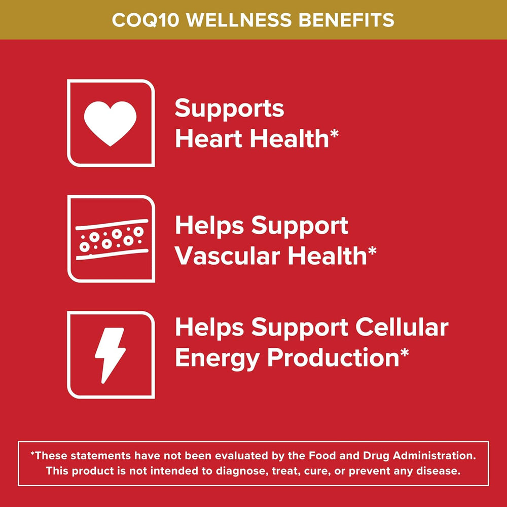 Ultra CoQ10 100mg Softgels (120 Count) - 3X Better Absorption, Cardiologist Recommended | Organic Wellness Hub
