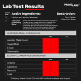 Prime Labs Prime Test Testosterone Booster 3-Pack | 180 Caplets | Natural Stamina, Energy & Strength | Lab Tested | Organic Wellness Hub