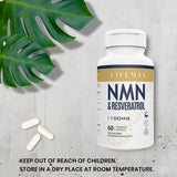 NMN & Resveratrol 1100mg 3-Pack – 90-Day NAD+ Booster & Anti-Aging Bundle | Organic Wellness Hub