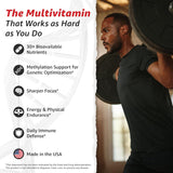 3-Pack 10X Health Optimize Methylated Multivitamin | 34-in-1 Formula | 90 Capsules | Lab Tested | Organic Wellness Hub