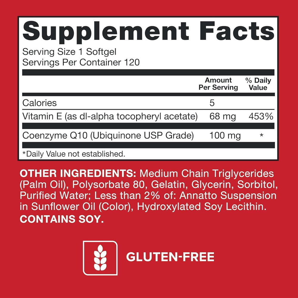 Ultra CoQ10 100mg Softgels 360 Count (3 Bottles x 120 Softgels) | 3X Better Absorption Formula | Heart Health & Energy Support | Lab Tested | Organic Wellness Hub