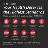 3-Pack 10X Health Optimize Methylated Multivitamin | 34-in-1 Formula | 90 Capsules | Lab Tested | Organic Wellness Hub