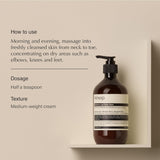 Aesop Geranium Leaf Body Balm 500ml | Authentic Skincare - Organic Wellness Hub USA