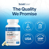 SciatiEase Sciatic Nerve Formula 3-Pack | 360 Capsules | 90-Day Supply | Powered by AlphaPalm™ | 12 Research-Backed Vitamins & Herbs | Supports Comfort, Nerve Health & Inflammatory Response