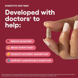 Premium Digestive Enzymes with Probiotics & Prebiotics | 16 Enzymes | 1B CFUs | 60 Capsules – Organic Wellness Hub