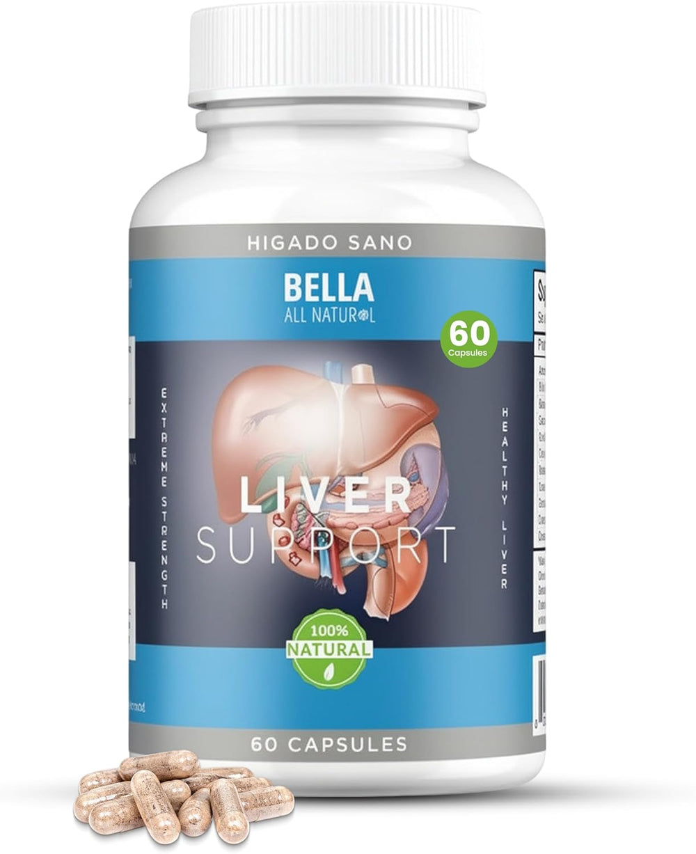 Liver Support Supplement 3 Pack (180 Capsules) – Natural Liver Cleanse & Detox Formula | Organic Wellness Hub