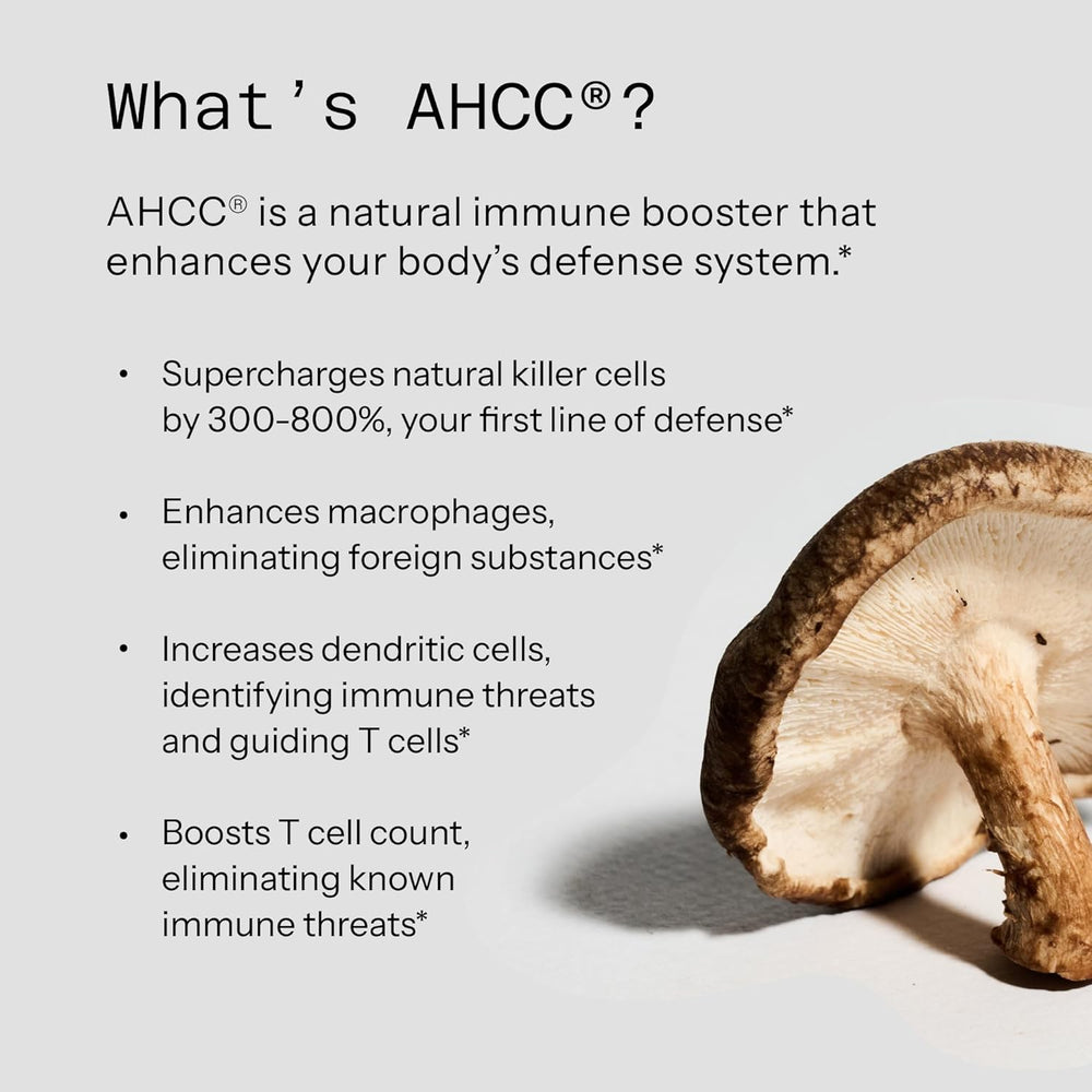 Quality of Life Kinoko Platinum AHCC Immune Support 60 Vegicaps | Lab Tested Immune Health Supplement | Organic Wellness Hub