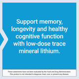 Life Extension Lithium 1000mcg 3-Pack, Essential Mineral for Brain and Body Health, 300 Vegetarian Capsules - Organic Wellness Hub