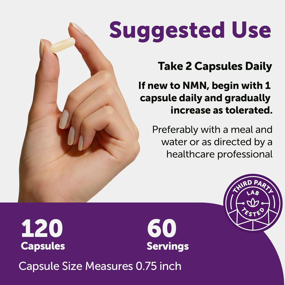 Micro Ingredients NMN 1000mg - Ultimate 10-in-1 -Nicotinamide Mononucleotide Supplement | 120 Vegetarian Capsules | NAD+ Booster, Anti-Aging & Energy Support | cGMP Certified | Organic Wellness Hub
