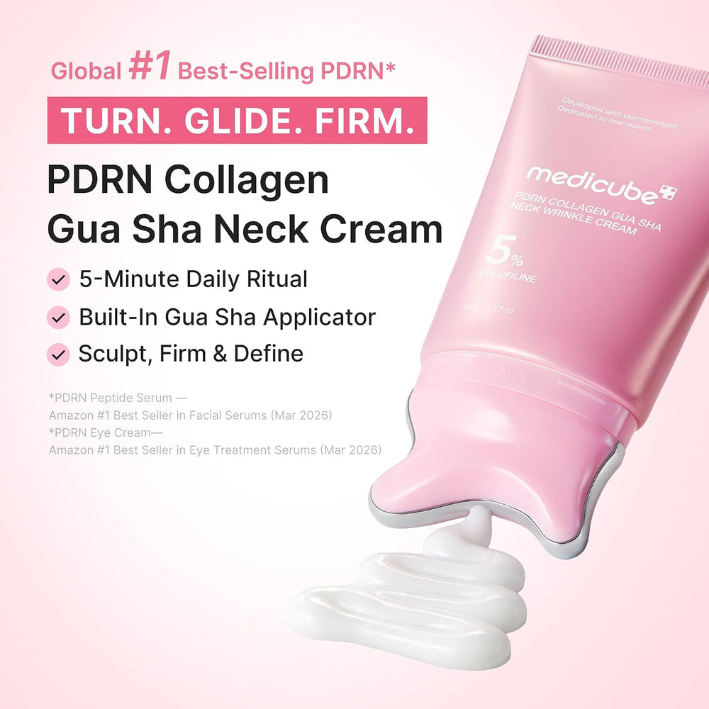 medicube PDRN Collagen Gua Sha Neck Cream 90g | Wellness Hub