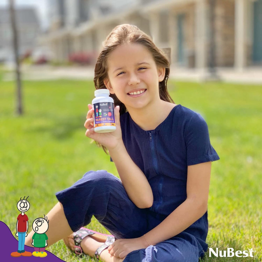 NuBest Tall Growth Formula Capsules 60 Count (3 Pack) | Bone Health & Daily Nutrition Support | Organic Wellness Hub