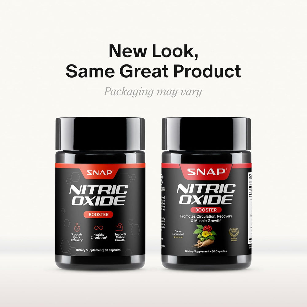 Nitric Oxide Booster Capsules 3 Pack – Circulation, Recovery & Performance Support | Organic Wellness Hub