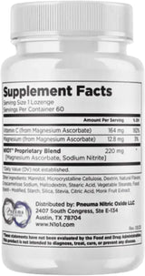 N1O1 Nitric Oxide Releasing Lozenges - Whole-Body Wellness & Vitality Support (60ct) | Organic Wellness Hub