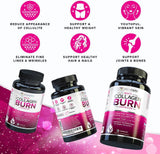 Multi Collagen Burn Capsules 3-Pack (270 Capsules) – Caffeine-Free Metabolism Boost & Visible Cellulite Reduction | Organic Wellness Hub