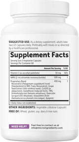 3X NMN 1000mg Ultimate 10-in-1 Supplement | 360 Vegetarian Capsules | Lab Tested | Organic Wellness Hub