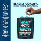 Beast Bites Creatine Gummies 3-Pack Bundle — 450 Gummies | 90 Servings | 5g Creapure® | Organic Wellness Hub