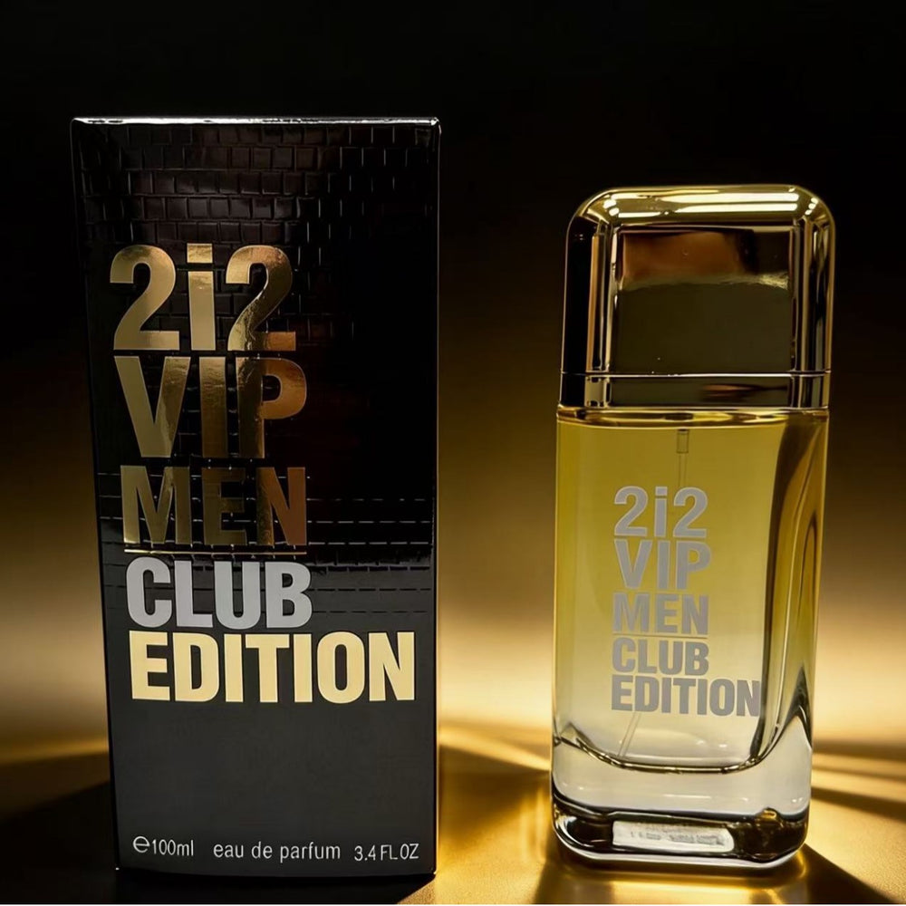 212 VIP Men Club Edition Eau De Parfum 100ml | Long Lasting Men's Luxury Fragrance | Organic Wellness Hub