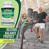 Citrus Bergamot 1500mg Capsules 3-Pack | 25:1 Extract + BioPerine® | Lab Tested | Organic Wellness Hub