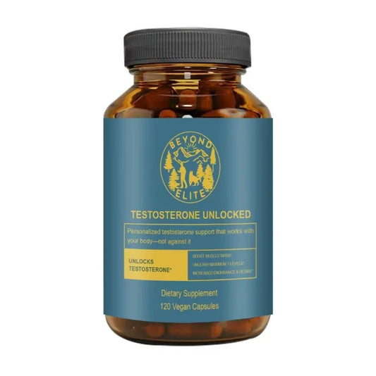 3-Pack Beyond Elite Testosterone Unlocked | 360 Vegan Capsules | Boost Muscle, T-Levels & Endurance | Lab Tested | Organic Wellness Hub