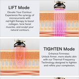 INIA Red Light Therapy Face & Neck Massager with Conductive Gel | EMS Facial Lifting Beauty Device | Organic Wellness Hub