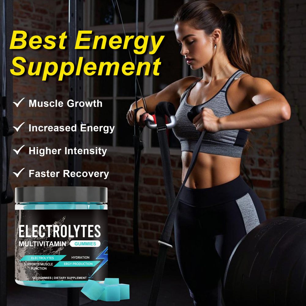 Electrolytes Multivitamin Gummies for Hydration & Muscle Support | Lab Tested | Organic Wellness Hub