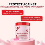 Happy Hormones PCOS Multivitamin 3 Pack | Myo-Inositol & D-Chiro Formula | 90 Servings Total | Organic Wellness Hub