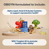 Preggo Sperm Health Support Capsules | 60 Vegan Capsules | Sperm Count, Motility & Testosterone | O Positiv Health | Organic Wellness Hub