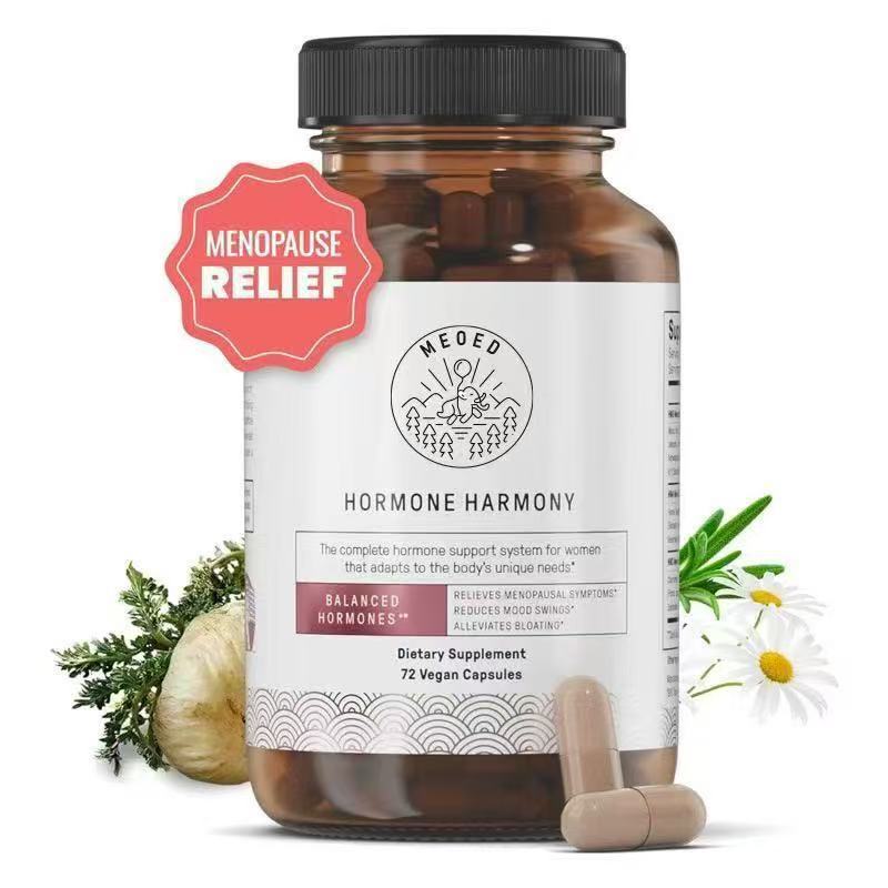 MEOED Hormone Harmony Menopause Relief Capsules 72ct - Balanced Hormone Support | Organic Wellness Hub