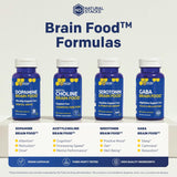 Natural Stacks Dopamine Brain Food-Caffeine-Free Nootropic for Focus & Mental Drive | 60 Vegan Capsules | Organic Wellness Hub