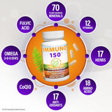Immuno 150 – 70 Plant Minerals & 80 Nutrients Immune Support Supplement | Organic Wellness Hub