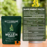 BetterBrand Mullein Gummies 3-Pack Bundle | Better Lungs® Daily Lung Detox | 180 Pear Gummies | 90-Day Supply | Lab Tested & Quality Guaranteed | Organic Wellness Hub