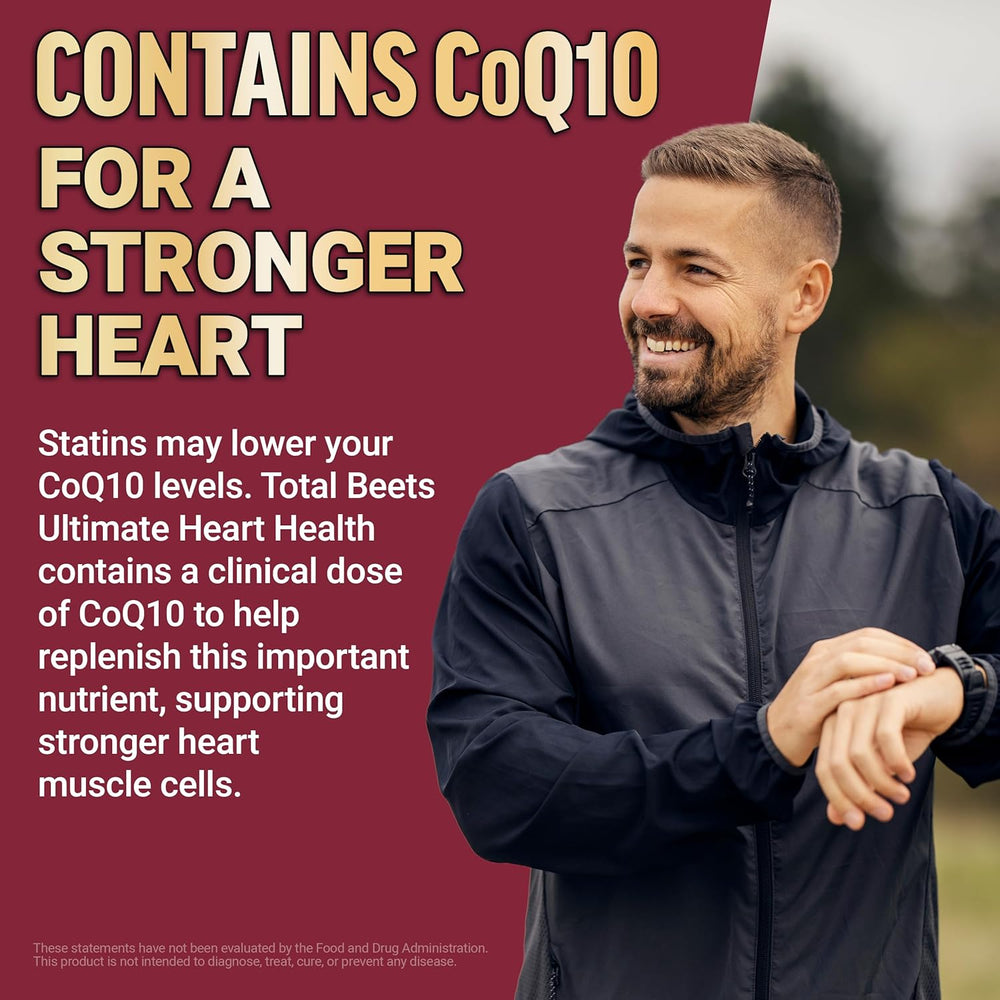 Force Factor Total Beets Ultimate Heart Health + Blood Pressure Support | 60 Soft Chews | Organic Wellness Hub