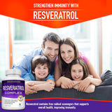 Resveratrol Complex 1800mg Natural Antioxidant 90 Capsules (3 PCS Set) | Lab Tested & Quality Guaranteed | Organic Wellness Hub