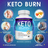 Keto Boost 3-Pack | 1300mg Ketosis Formula | Lab Tested | 180 Capsules | Non-GMO | Organic Wellness Hub