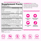 Multi Collagen Burn Capsules - Caffeine-Free Metabolism Boost & Visible Cellulite Reduction | Organic Wellness Hub