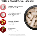 Nitric Oxide Booster Capsules 60 Count – Circulation, Performance & Recovery Support | Organic Wellness Hub