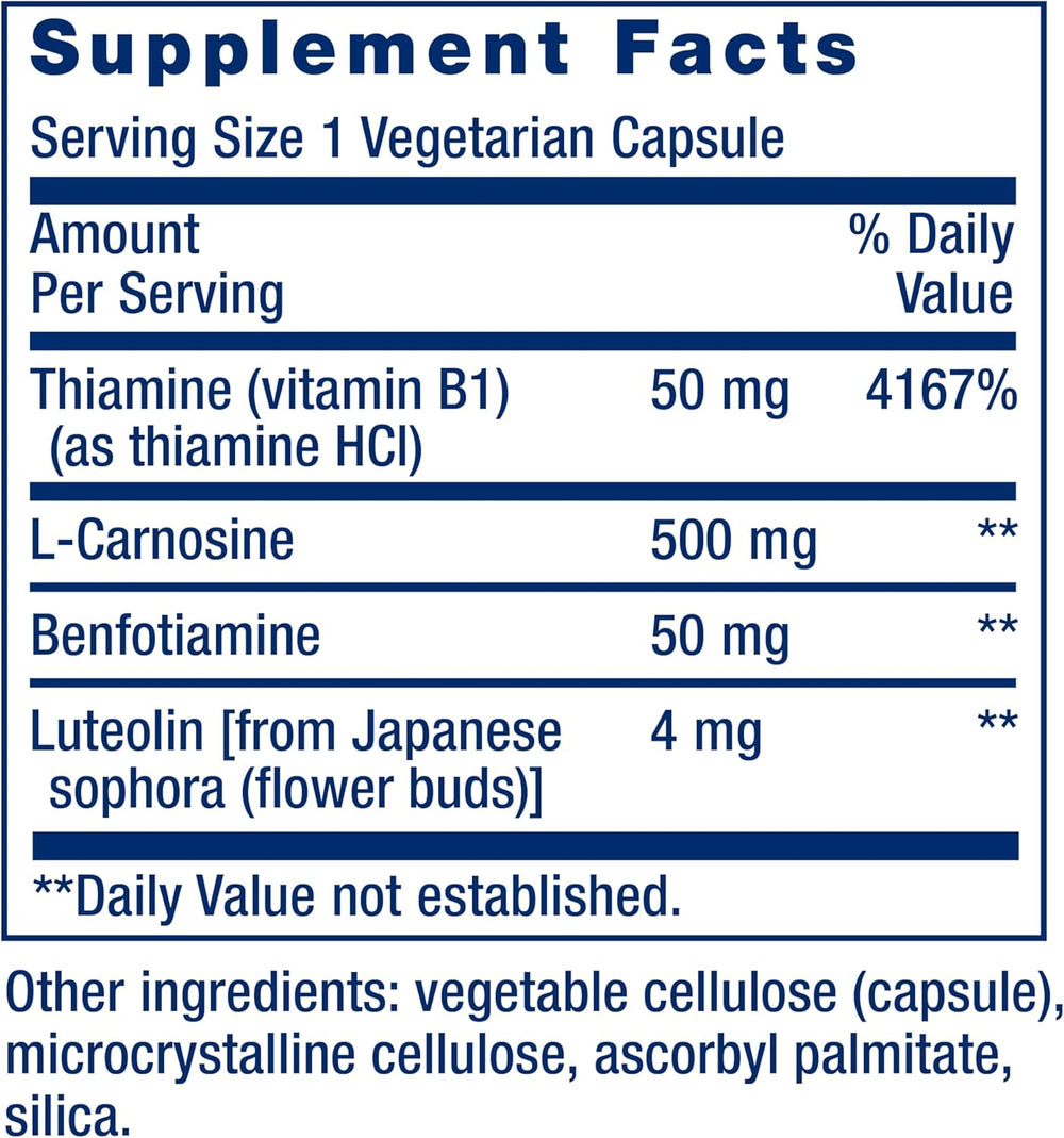 Life Extension Super Carnosine 500mg 3-Pack, Protects Muscle Cell Membranes, 180 Vegetarian Capsules - Organic Wellness Hub