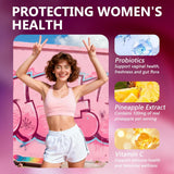 Feminine Balance Gummies | Yeast Balance, Gut Health, Flora Support & pH Harmony | 60 Gummies | Organic Wellness Hub