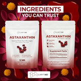 ClarityMD Astaxanthin 12mg Triple Strength - Antioxidant Support Softgels | Organic Wellness Hub