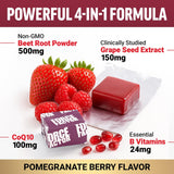 Force Factor Total Beets Heart Health 3-Pack Bundle | 180 Soft Chews | Blood Pressure Support | Organic Wellness Hub