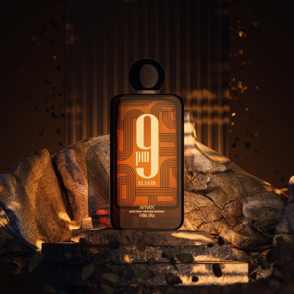 Afnan 9 PM Elixir Eau de Parfum 100ml | Long-Lasting Luxury Men's Fragrance | Organic Wellness Hub