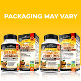BioSchwartz Ultra Premium Turmeric Curcumin with BioPerine 1500mg - 90 Veggie Capsules | High Absorption Formula | Organic Wellness Hub