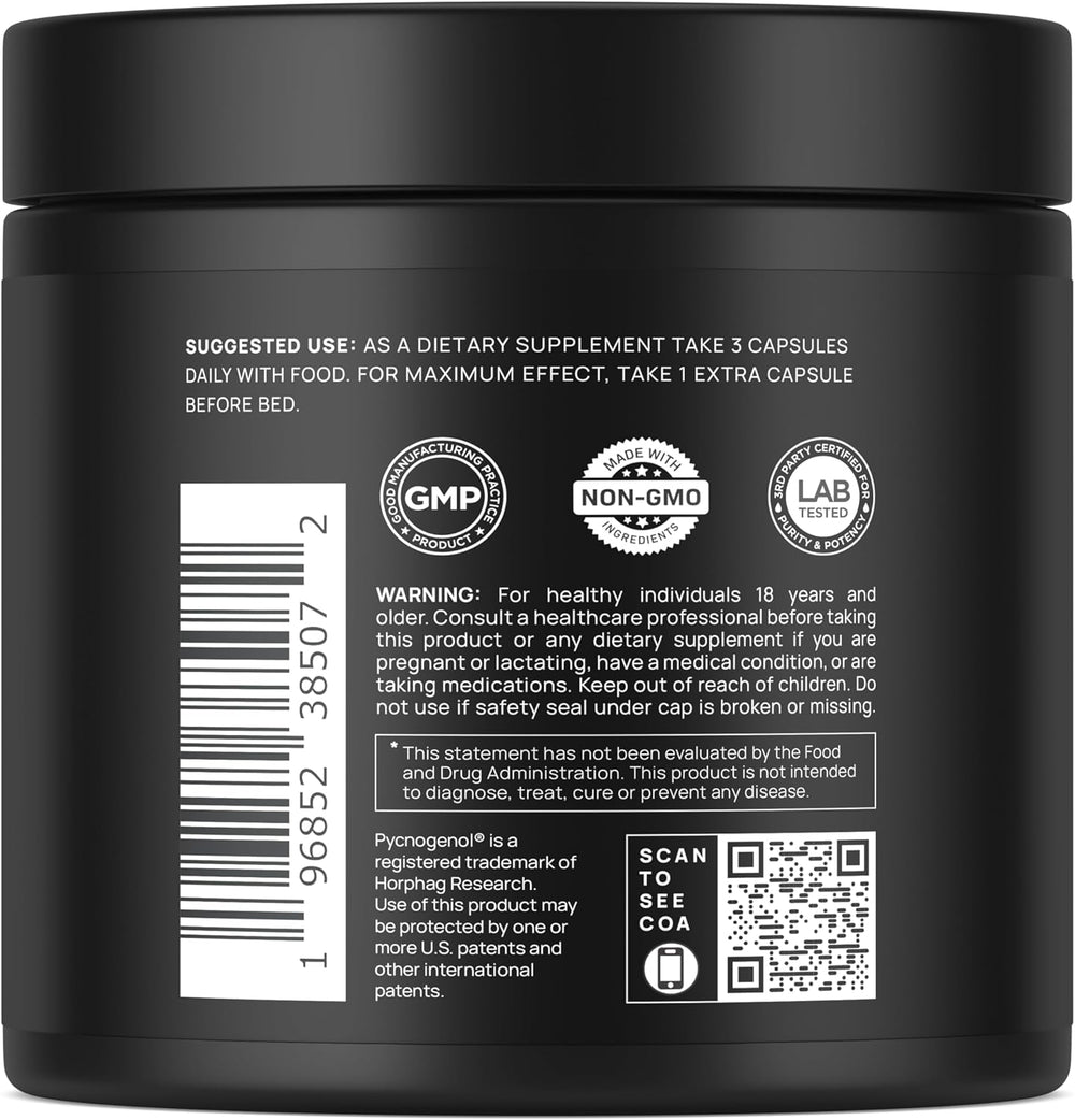 2 Pack Terra ELMNT Testosterone Support for Men – Ashwagandha, Pycnogenol, Tongkat Ali, Horny Goat Weed & Tribulus | 2 x 90 Capsules | 180 Caps Total | Natural Test Booster