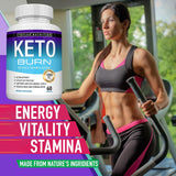 Keto Boost 3-Pack | 1300mg Ketosis Formula | Lab Tested | 180 Capsules | Non-GMO | Organic Wellness Hub