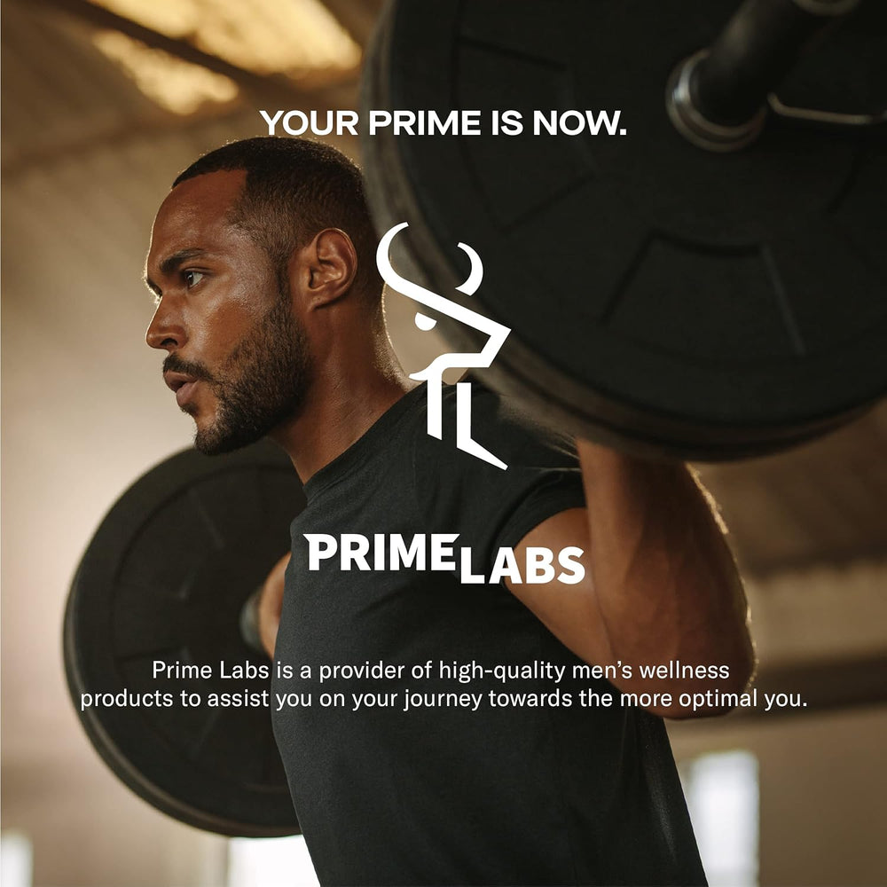 Prime Labs Prime Test Testosterone Booster 3-Pack | 180 Caplets | Natural Stamina, Energy & Strength | Lab Tested | Organic Wellness Hub