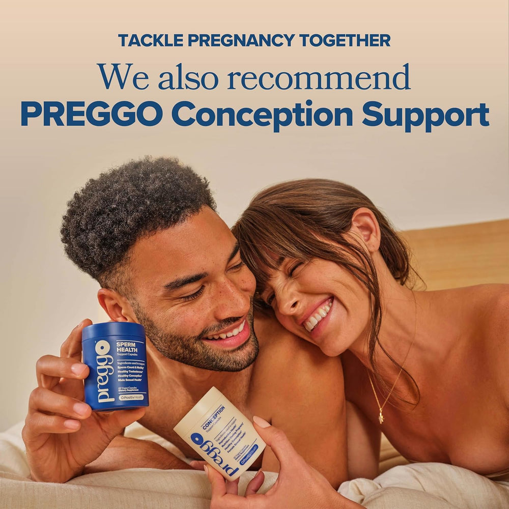 Preggo Sperm Health 3-Pack Bundle | 180 Vegan Capsules | Sperm Count, Motility & Testosterone Support | Lab Tested | Organic Wellness Hub