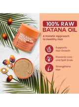 Raw Batana Oil Paste 3-Pack - Hair Growth Bundle | Organic Wellness Hub