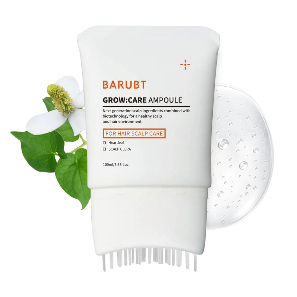 BARUBT Grow:Care Hair Scalp Ampoule 3-Pack | Hair Growth Treatment | Organic Wellness Hub