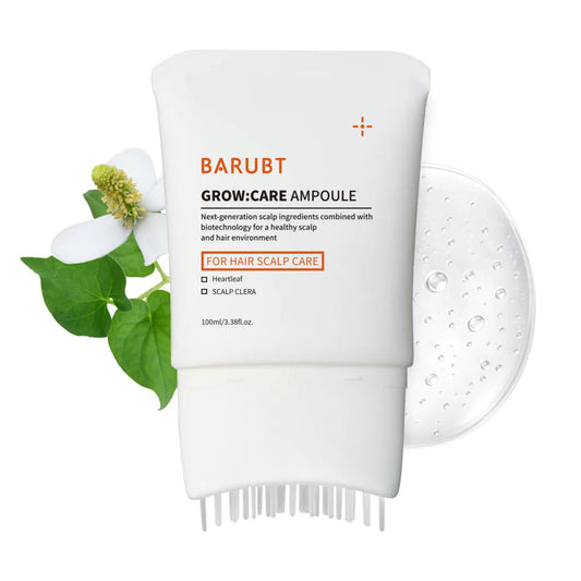 BARUBT Grow:Care Hair Scalp Ampoule 3-Pack | Hair Growth Treatment | Organic Wellness Hub